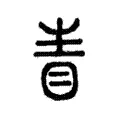 眚 眚