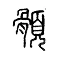 顝 顝