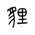 貍 貍