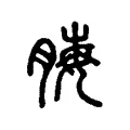 脢 脢